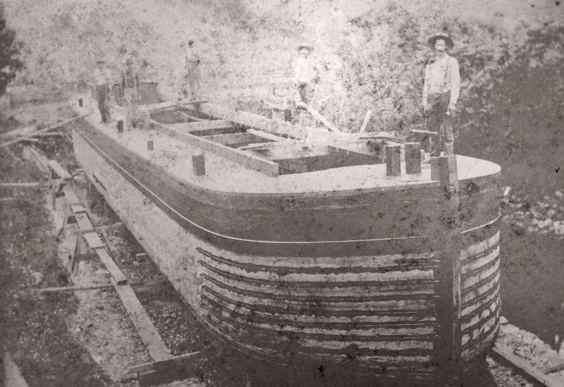 Marker detail: The Boothroyd Dry Dock in Phillipsport image. Click for full size.