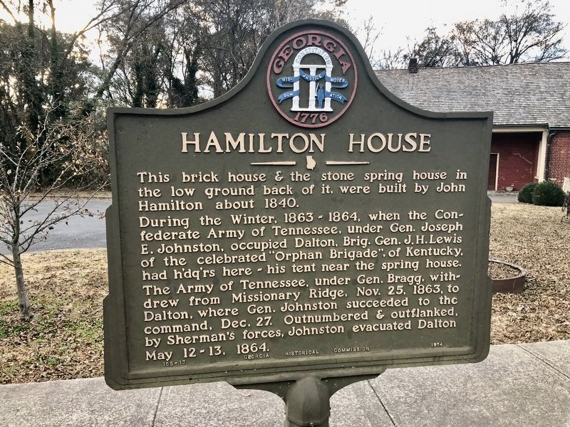 Another Hamilton House Marker at the location. image. Click for full size.