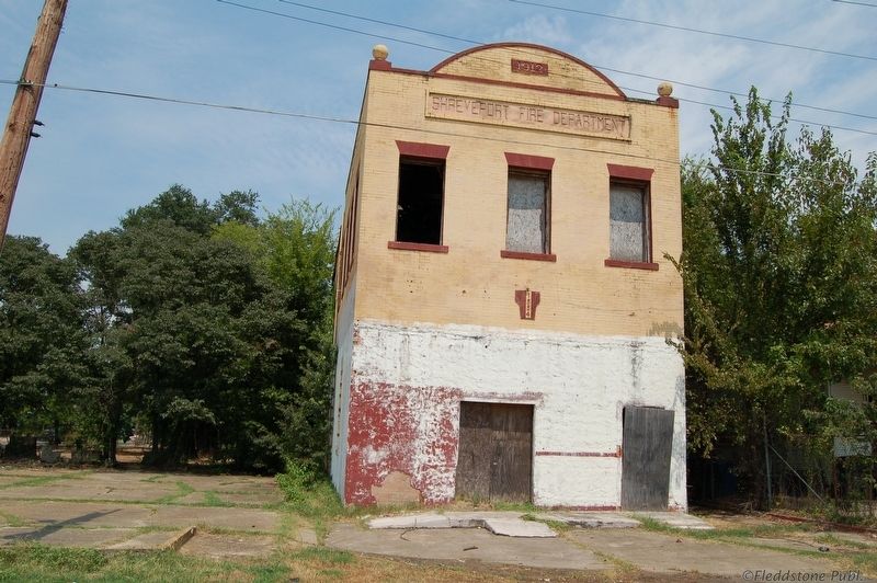 Fire Station No. 4, mentioned in marker image. Click for full size.