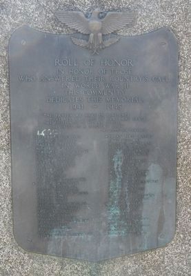Fort Belknap Roll of Honor Marker. Click for full size. Fort Belknap Roll of Honor Marker image. Click for full size.
