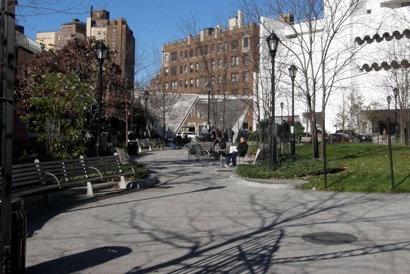 Former Site of Saint Vincent�s Hospital Marker image. Click for full size.