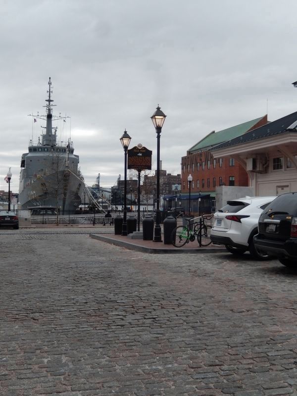 Fells Point Marker. Click for full size. Fells Point Marker image. Click for full size.