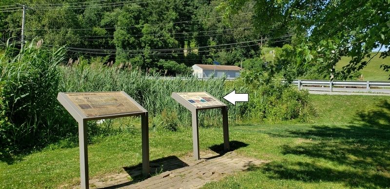 Family Album Marker • <i>wide view<br>(rightmost of the two panels at this location</i>). Click for full size. Family Album Marker • <i>wide view<br>(rightmost of the two panels at this location</i>) image. Click for full size.