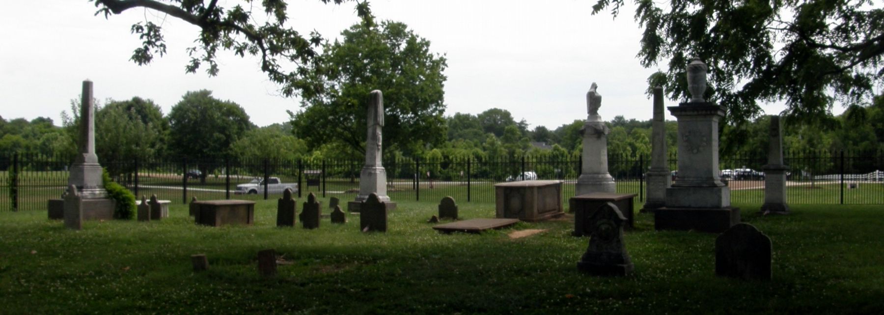 The McGavock Family Cemetery grounds image. Click for full size.