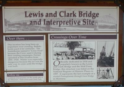 Lewis and Clark Bridge and Interpretive Site Marker image. Click for full size.