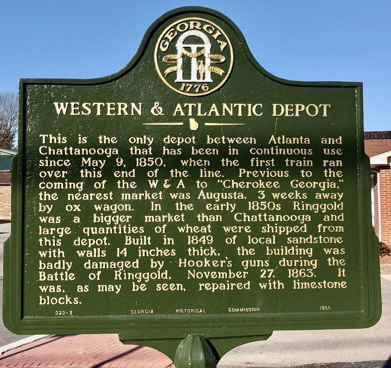 Nearby marker about this Western & Atlantic Depot. image. Click for full size.