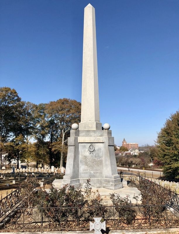 <i>Our Confederate Dead</i> monument from the United Daughters of the Confederacy. image. Click for full size.