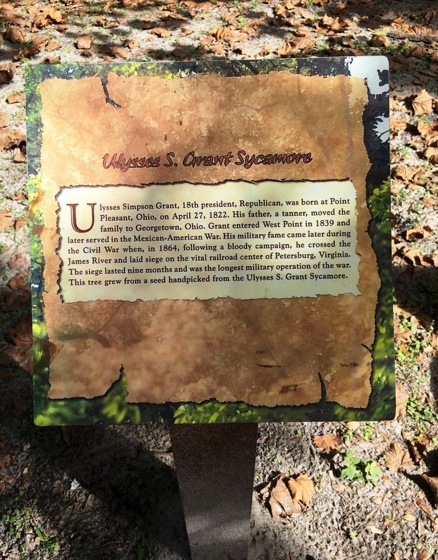 Ulysses S. Grant Marker. Click for full size. Ulysses S. Grant Marker image. Click for full size.