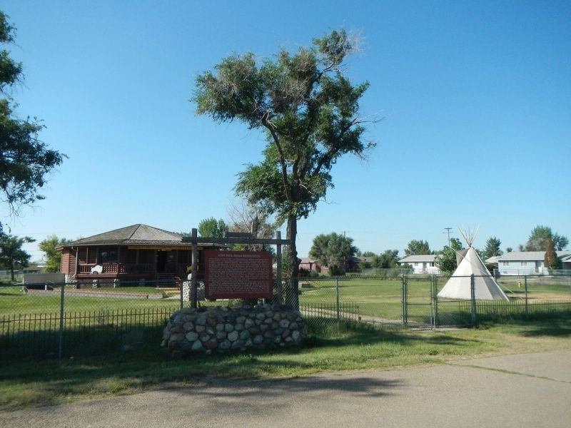 Fort Peck Indian Reservation Marker image. Click for full size.