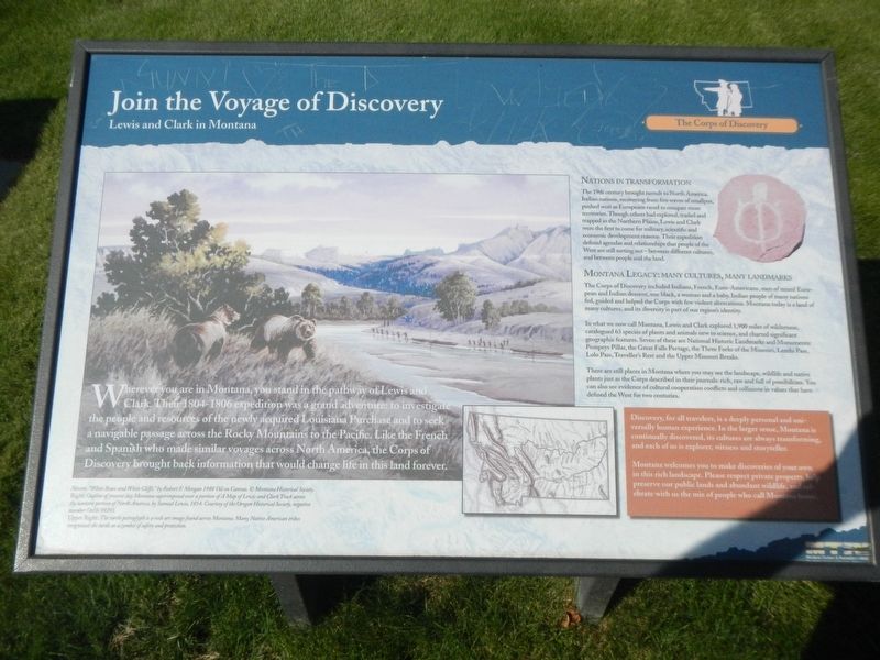 Join the Voyage of Discovery Marker. Click for full size. Join the Voyage of Discovery Marker image. Click for full size.