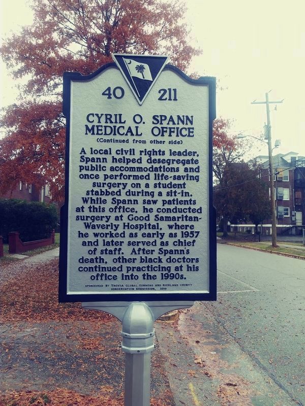 Cyril O. Spann Medical Office Marker image. Click for full size.