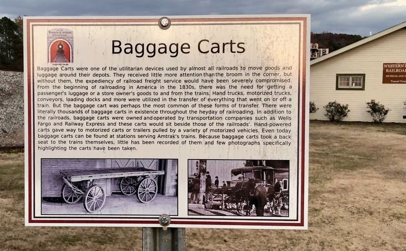 Baggage Carts Marker image. Click for full size.