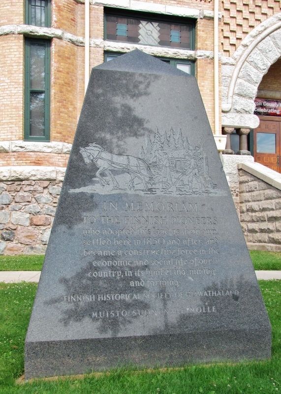 Finnish Pioneers Marker image. Click for full size.