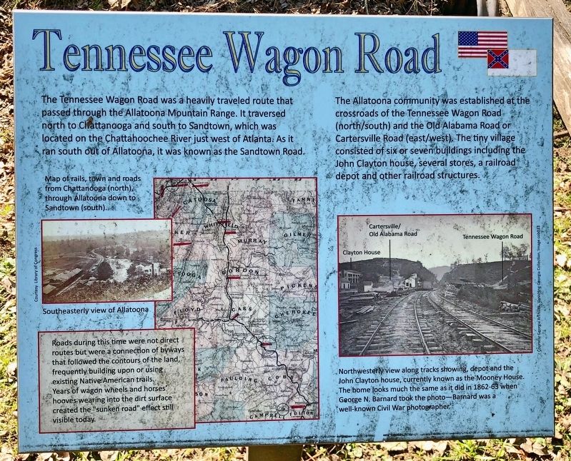 Tennessee Wagon Road Marker image. Click for full size.