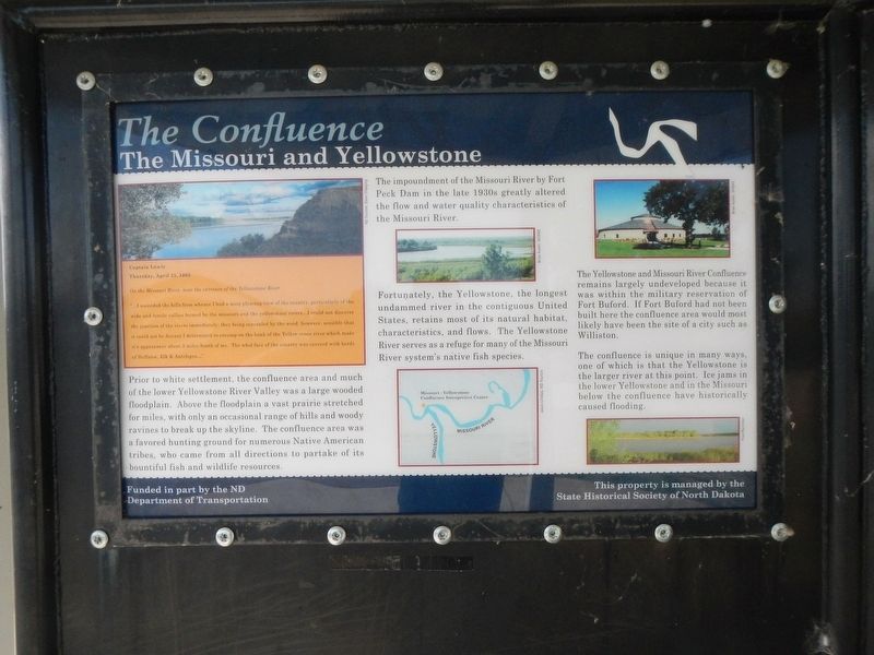 The Confluence Marker. Click for full size. The Confluence Marker image. Click for full size.