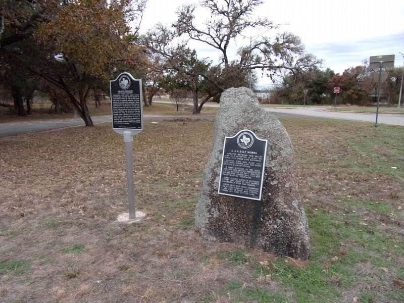 C.S.A. Salt Works Marker image. Click for full size.