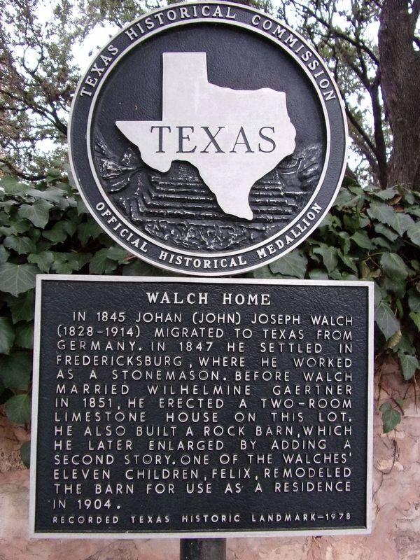 Walch Home Marker image. Click for full size.