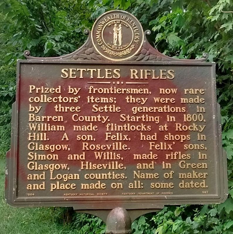 Settles Rifles Marker image. Click for full size.