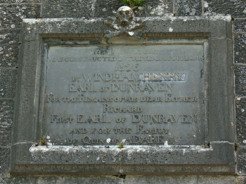 Richard, First Earl of Dunraven Mausoleum Marker image. Click for full size.