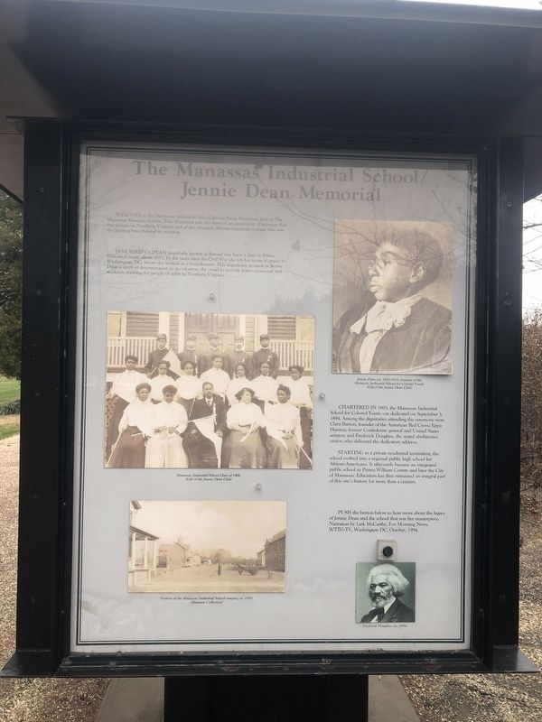 The Manassas Industrial School / Jennie Dean Memorial image. Click for full size.