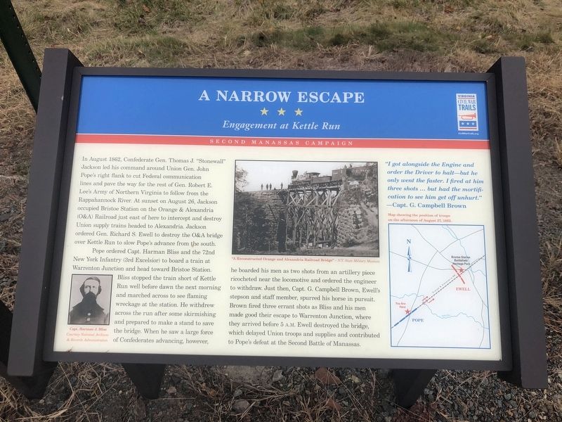 A Narrow Escape Marker image. Click for full size.
