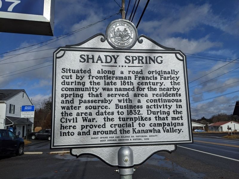 Shady Spring Marker image. Click for full size.