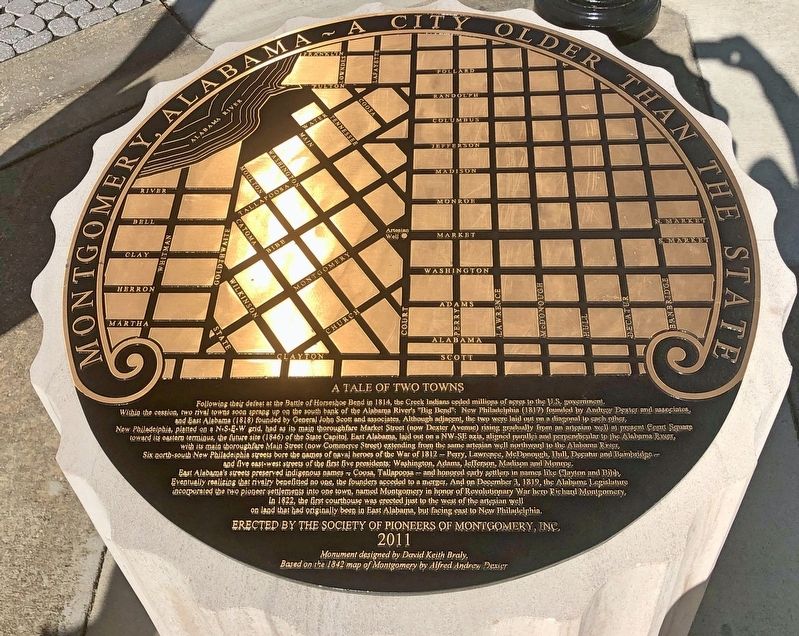 A Tale of Two Towns Marker image. Click for full size.