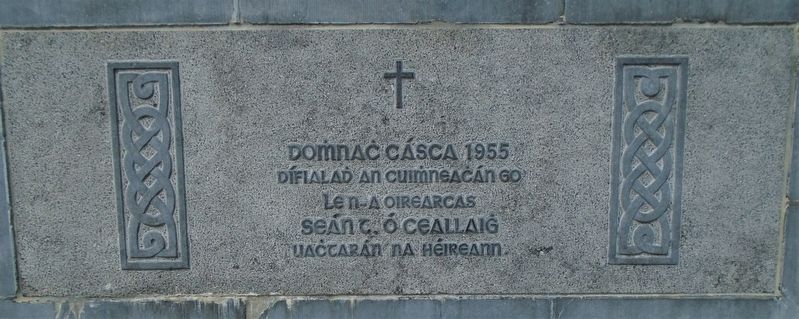 War Memorial Dedication (Gaelic) image. Click for full size.