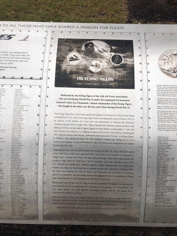 The Flying Tigers Marker image. Click for full size.