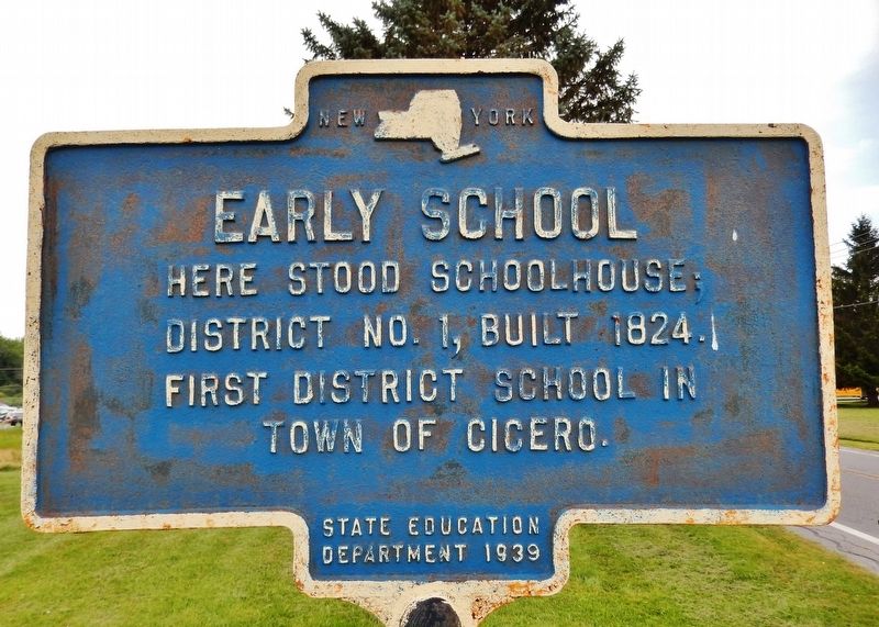 Early School Marker image. Click for full size.