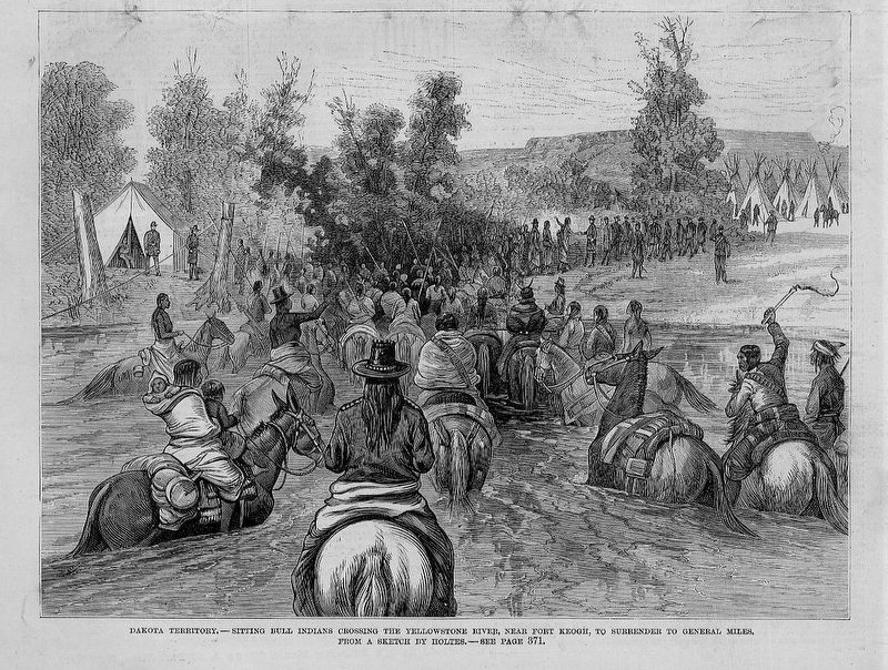 Dakota Territory -- Sitting Bull Indians image. Click for full size.
