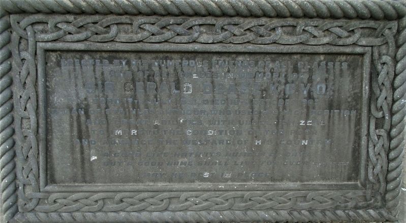 Sir Gerald Dease, K.C.V.O. Marker. Click for full size. Sir Gerald Dease, K.C.V.O. Marker image. Click for full size.