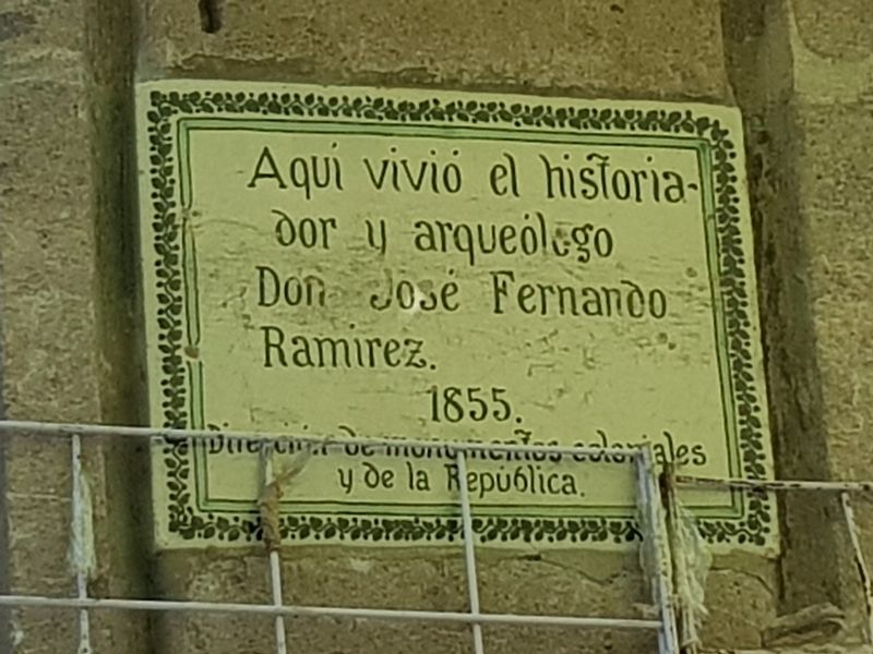 Jos� Fernando Ram�rez Marker image. Click for full size.