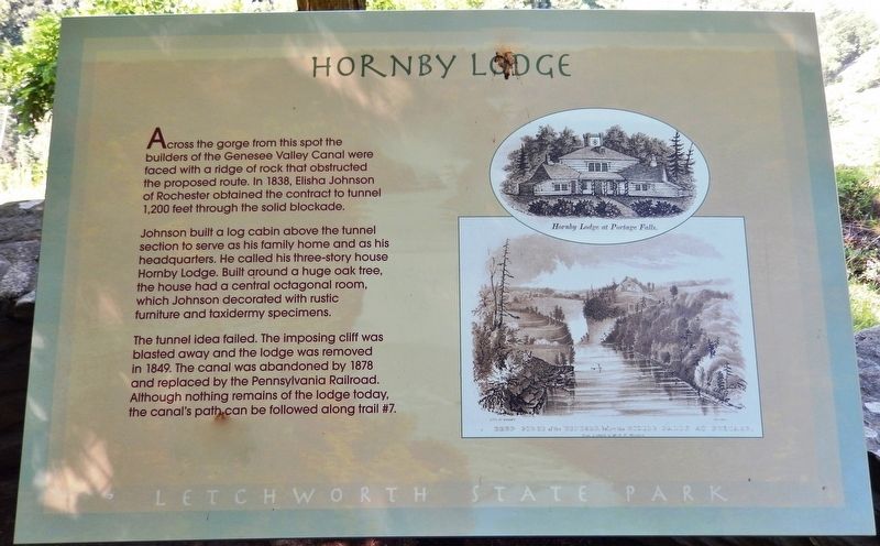Hornby Lodge Marker image. Click for full size.