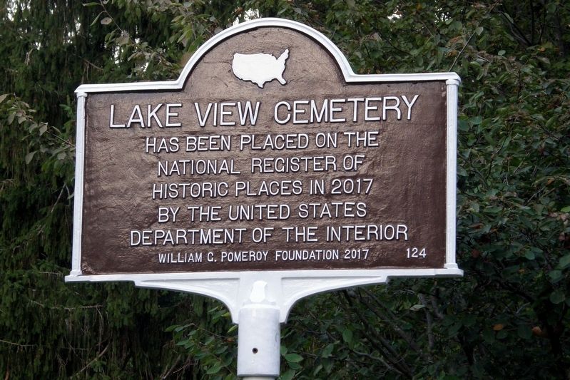 Lake View Cemetery Marker image. Click for full size.