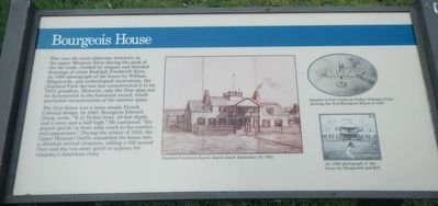 Bourgeois House Marker image. Click for full size.