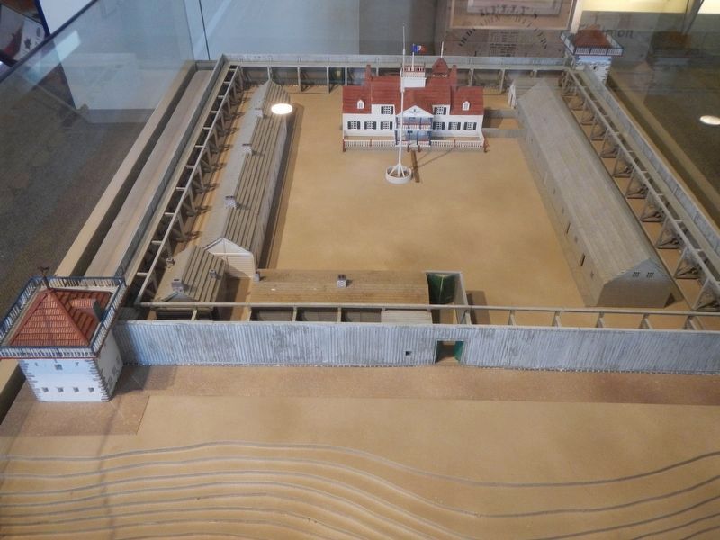 Model of Fort Union image. Click for full size.
