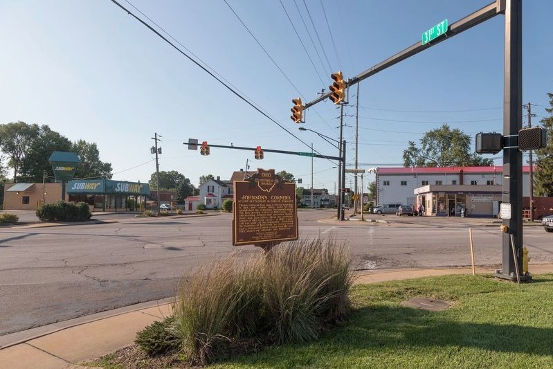 Johnsons Corners and the Marker image. Click for full size.