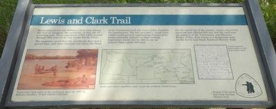 Lewis and Clark Trail Marker image. Click for full size.
