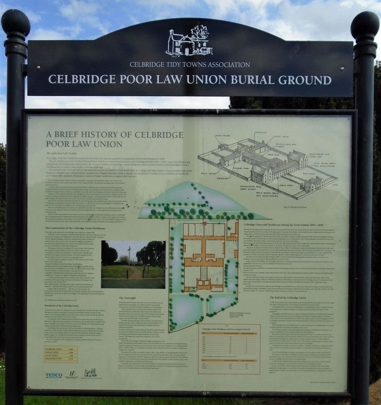 A Brief History of Celbridge Poor Law Union Marker image. Click for full size.