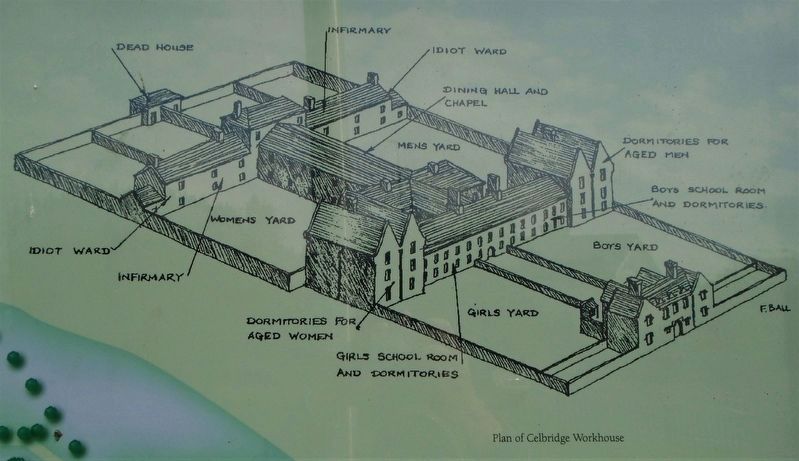Plan of Celbridge Workhouse image. Click for full size.