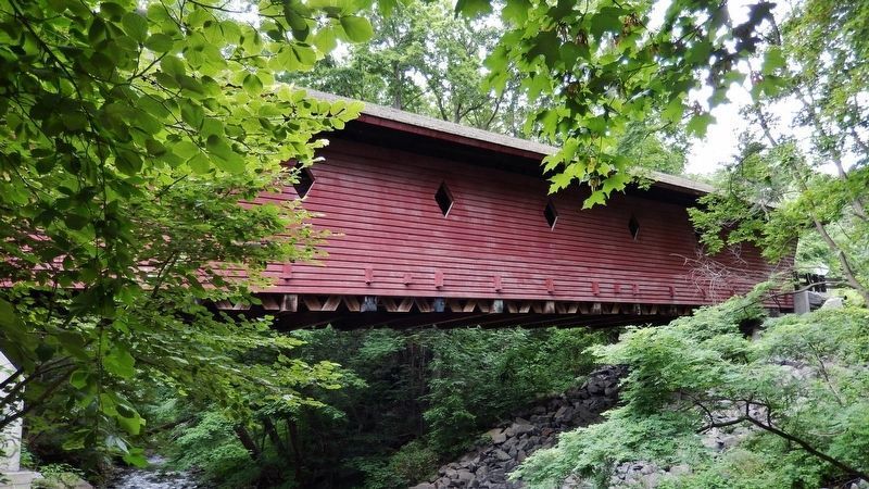 Newfield Covered Bridge (<i>east side</i>) image. Click for full size.
