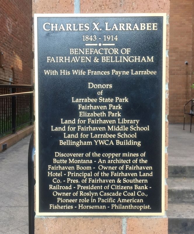 Charles X. Larrabee Marker image. Click for full size.