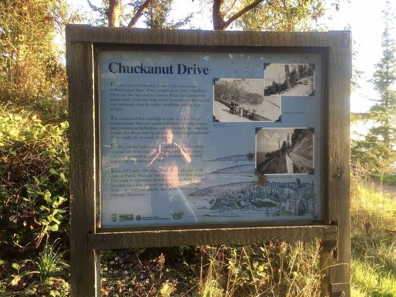 Chuckanut Drive Marker. Click for full size. Chuckanut Drive Marker image. Click for full size.