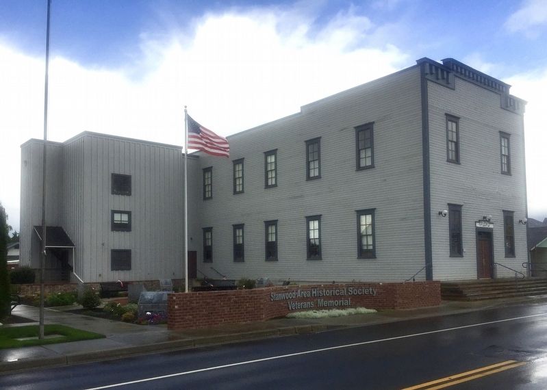 Stanwood Area Historical Society Veterans' Memorial image. Click for full size.