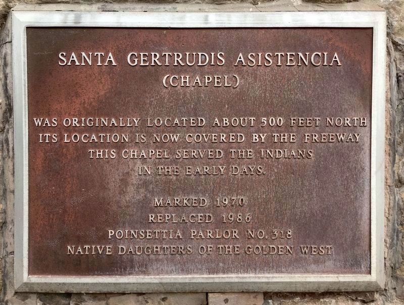 Santa Gertrudis Asistencia Marker image. Click for full size.