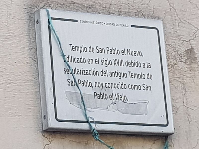 New Temple of San Pablo Marker image. Click for full size.