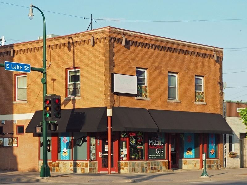 The Minnehaha Grill building, now Midori's Floating World Café. Click for full size. The Minnehaha Grill building, now Midori's Floating World Café image. Click for full size.