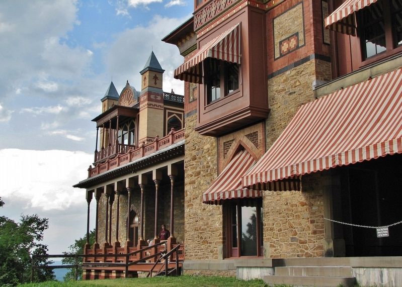 Olana State Historic Site (<i>front detail</i>) image. Click for full size.
