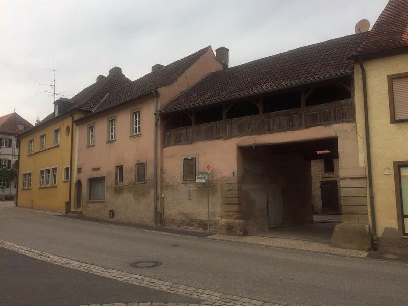 Ehem. Dorfbrauerei / Former Village Brewery and Marker image. Click for full size.